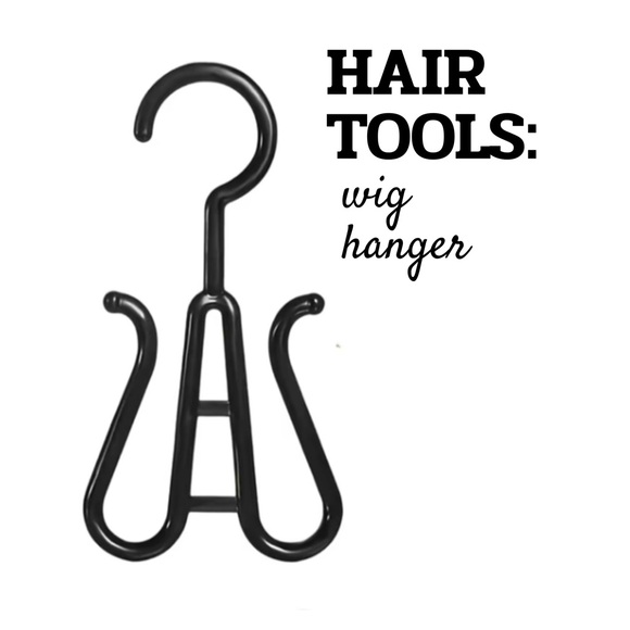 Unbranded Other - Black Wig Hanger Storage Tool – Hairpiece Holder for Wig Drying & Storage